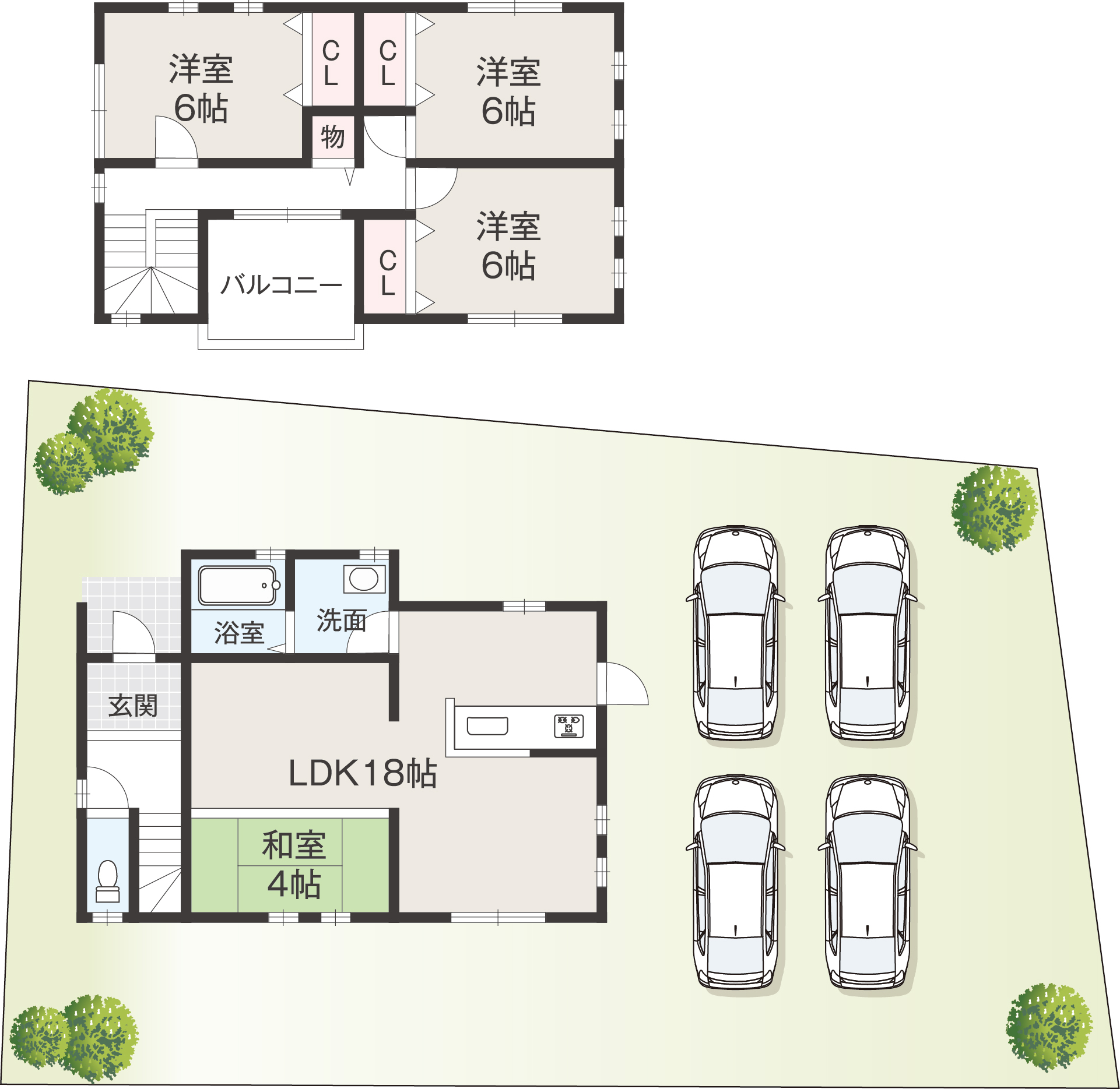 1号地30坪敷地あり